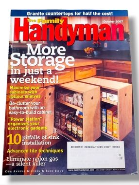 Magazine - FAMILY HANDYMAN - Oct 2007 - Kitchen & Bath issue, More Storage